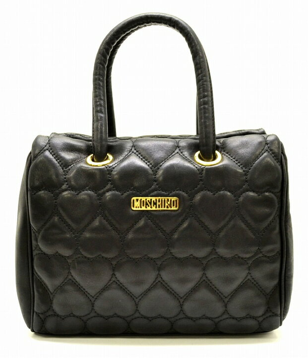 楽天市場】【バッグ】MOSCHINO モスキーノ レザー ハンドバッグ ハート  