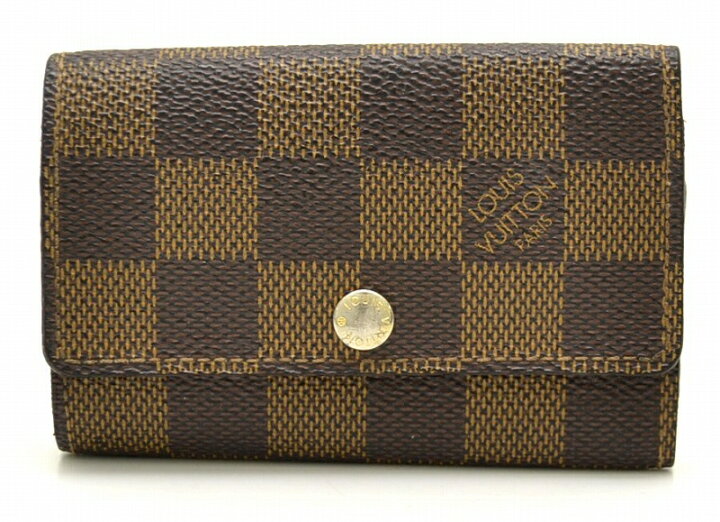 楽天市場】LOUIS VUITTON ルイ ヴィトン ダミエ ミュルティクレ6 6連 