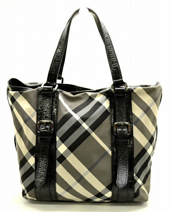 楽天市場】【バッグ】BURBERRY バーバリー チェック柄 トートバッグ 