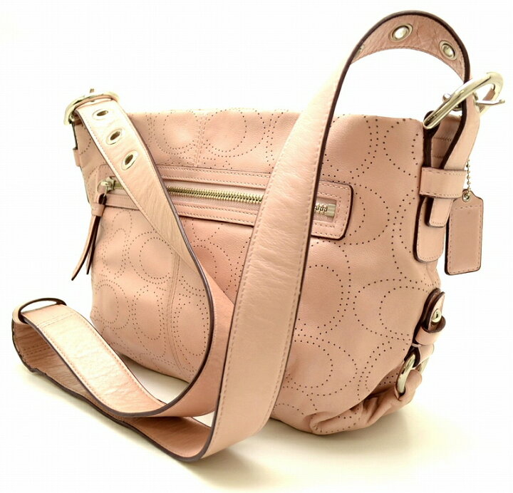 楽天市場】【バッグ】COACH コーチ パンチング シグネチャー レザー 