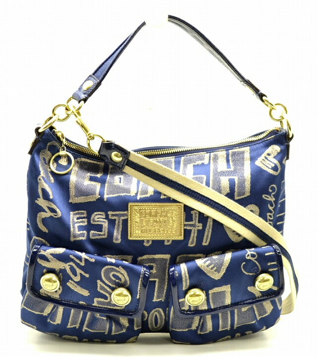 楽天市場】【バッグ】COACH コーチ ポピー ストーリーパッチスイング 