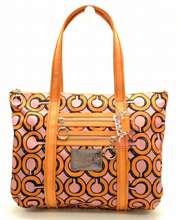 楽天市場】【バッグ】COACH コーチ ポピー オプアート トートバッグ 