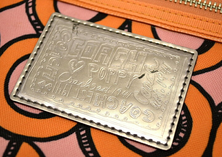 楽天市場】【バッグ】COACH コーチ ポピー オプアート トートバッグ 