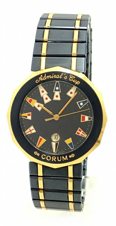 楽天市場】【ウォッチ】CORUM コルム アドミラルズカップ ガンブルー  