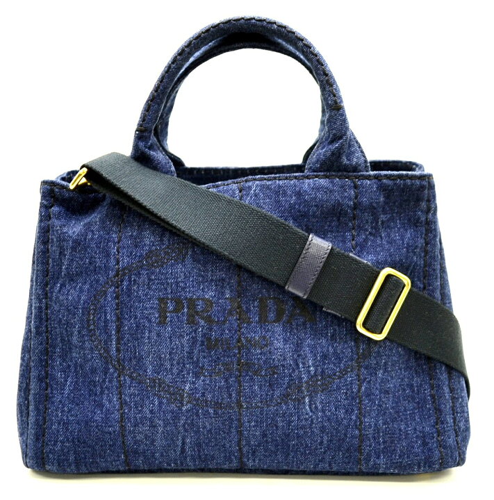 楽天市場】【バッグ】PRADA プラダ CANAPA カナパトート DENIM トート 