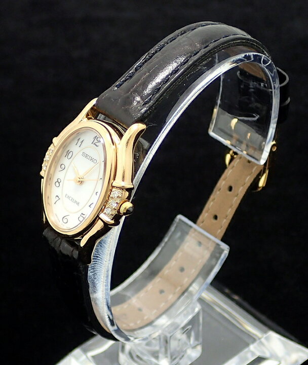 楽天市場】【ウォッチ】SEIKO セイコー エクセリーヌ 6Pダイヤケース 