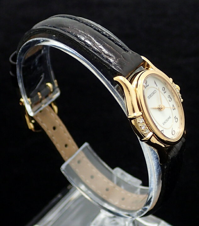 楽天市場】【ウォッチ】SEIKO セイコー エクセリーヌ 6Pダイヤケース 