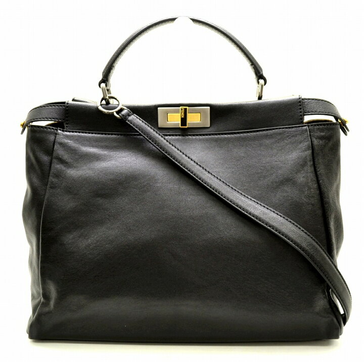 楽天市場】【バッグ】FENDI フェンディ ピーカブー レザー ズッカ柄 