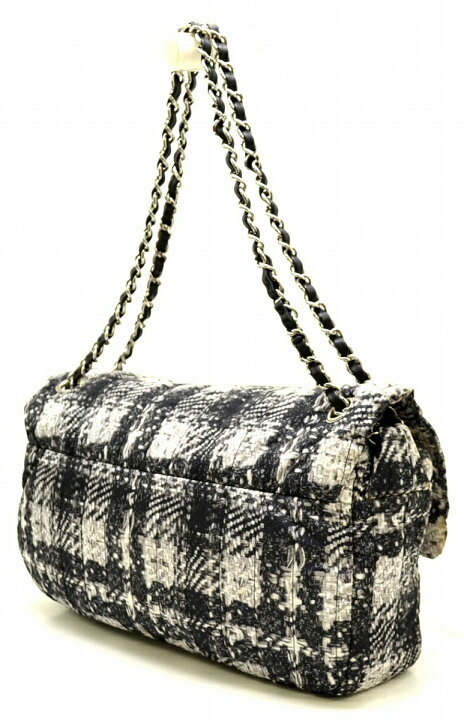 楽天市場】【バッグ】CHANEL シャネル ツイード風プリント チェーン 