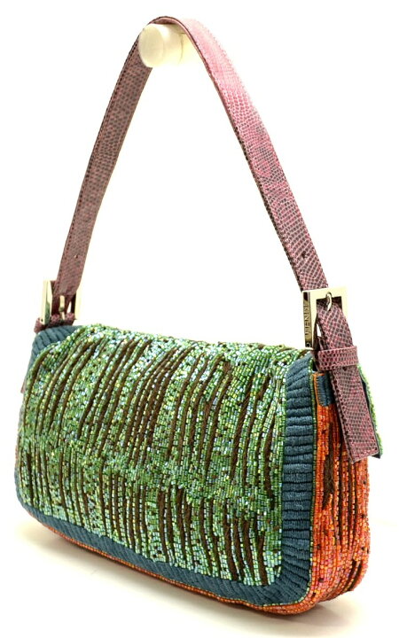 楽天市場】【バッグ】FENDI フェンディ マンマバケット ビーズバッグ  