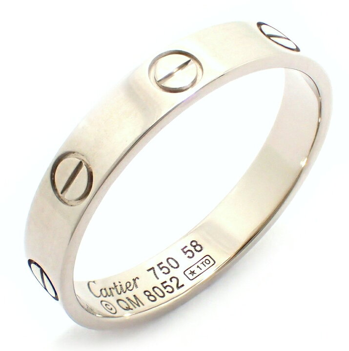 楽天市場】【ジュエリー】Cartier カルティエ ミニラブリング 指輪  