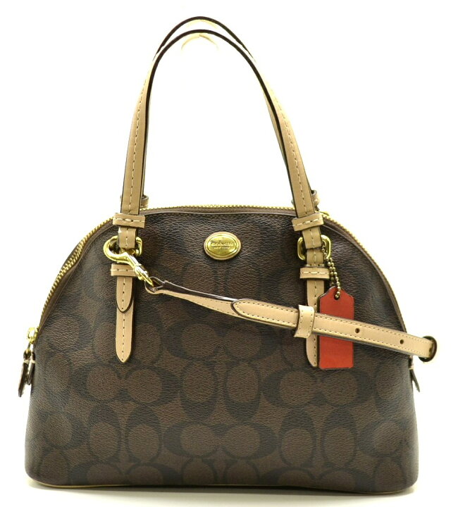 楽天市場】【バッグ】COACH コーチ ペイトン ミニシグネチャー ドーム  