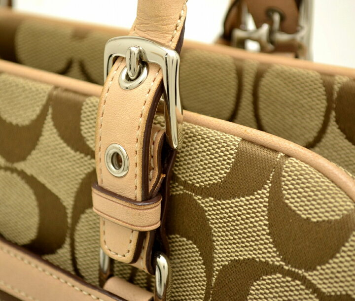 コーチ COACH ハンドバッグ ミニボストン キャンバス ジャカード 