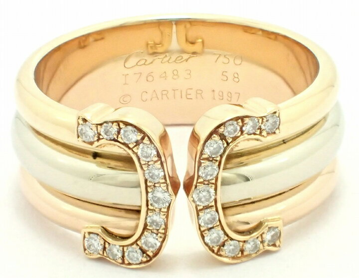 楽天市場】【ジュエリー】【新品仕上げ済】Cartier カルティエ 2C 