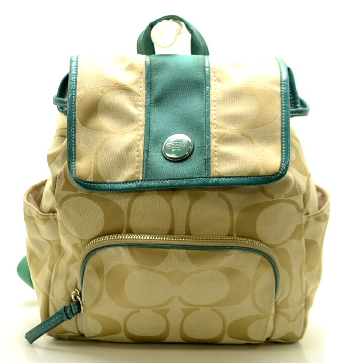 楽天市場】【バッグ】COACH コーチ シグネチャー ストライプ バック  