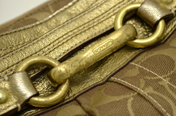 楽天市場】【バッグ】COACH コーチ シグネチャートンプソンズ キャリー 