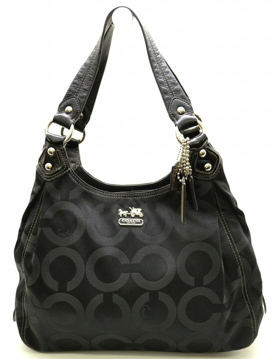 楽天市場】【バッグ】COACH コーチ マディソン オプアート マギー  