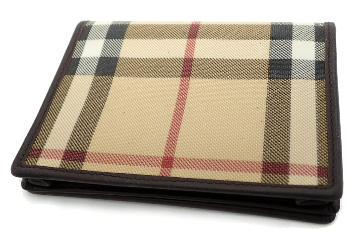 楽天市場】BURBERRY バーバリー ノバチェック レザー PVC カードケース  