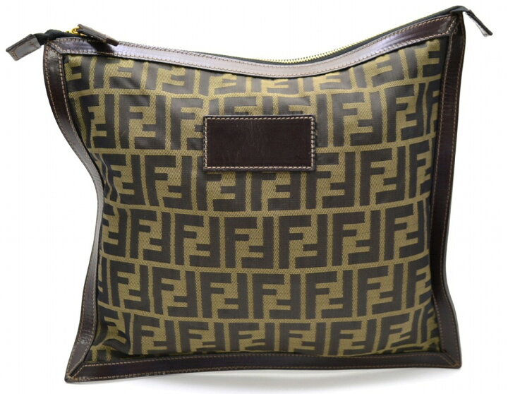 楽天市場】【バッグ】FENDI フェンディ ズッカ柄 ポーチ マルチポーチ 