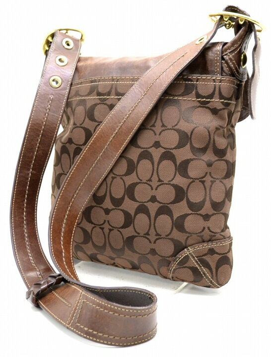 楽天市場】【バッグ】COACH コーチ シグネチャー フラップダッフル  