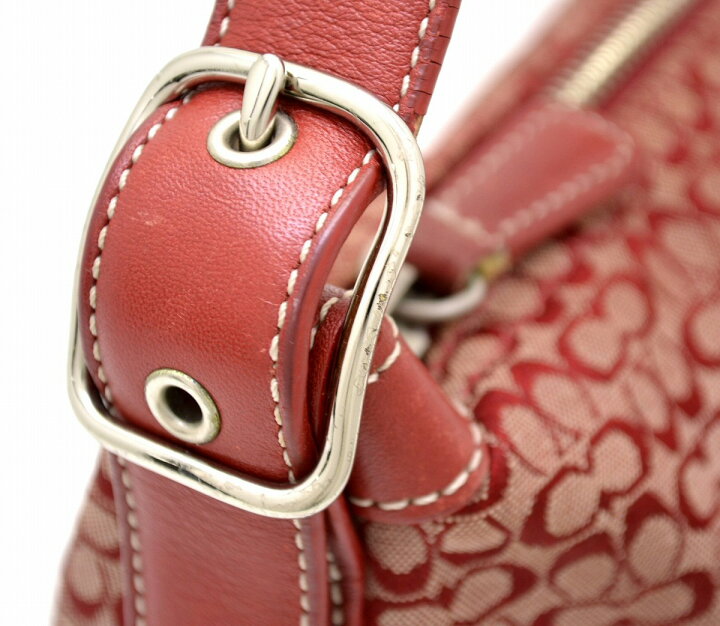 楽天市場】【バッグ】COACH コーチ ミニシグネチャー ミニハンドバッグ 