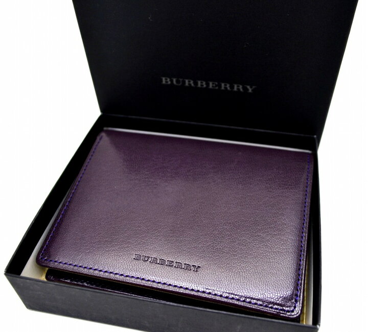 楽天市場】【未使用品】【バッグ】BURBERRY バーバリー 2つ折 財布 