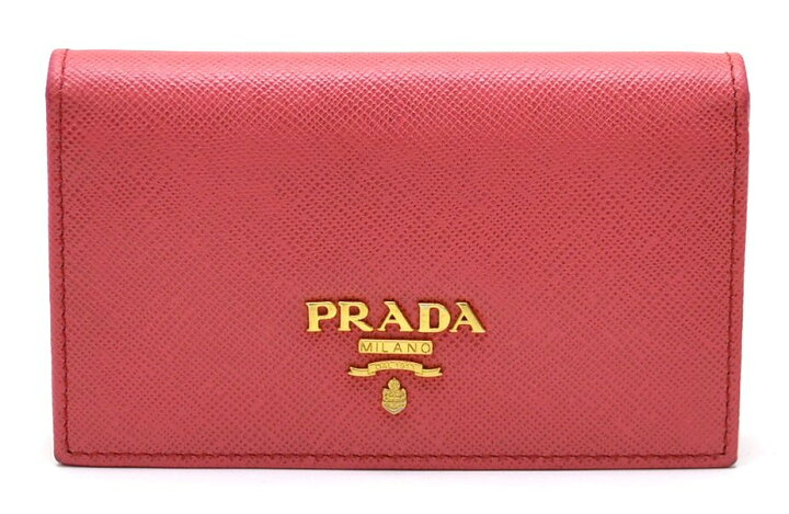 楽天市場】PRADA プラダ カードケース 名刺入れ サフィアーノ 型押し 