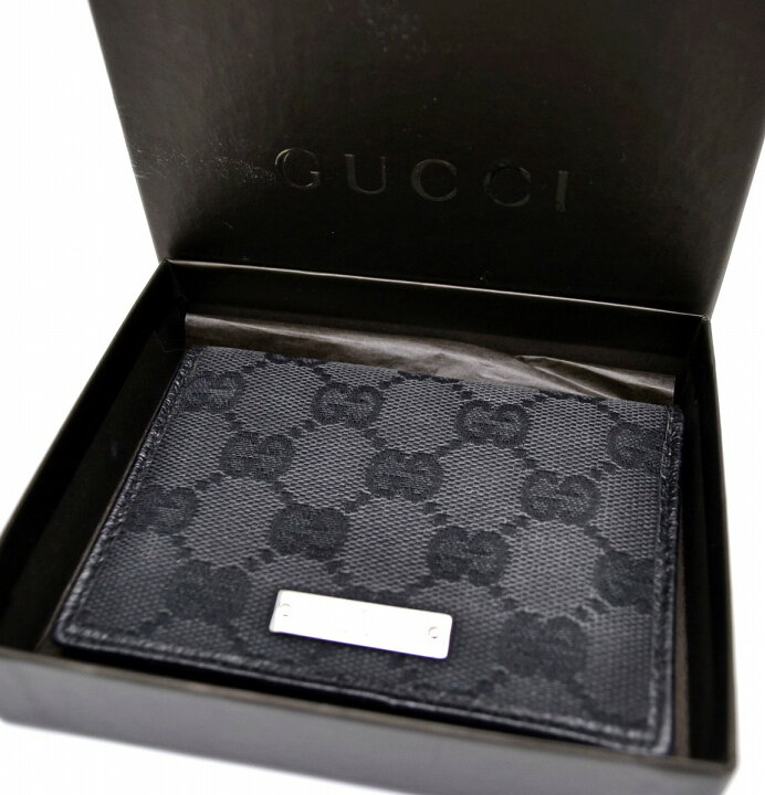 楽天市場】GUCCI グッチ GGキャンバス レザー カードケース パスケース 