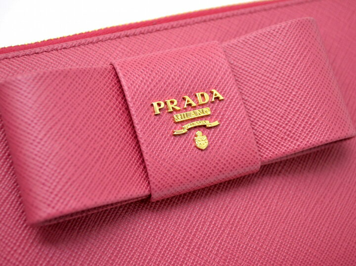 楽天市場】【新品未使用品】【財布】PRADA プラダ サフィアーノ リボン  