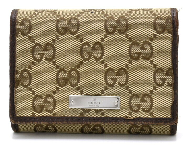楽天市場】GUCCI グッチ GGキャンバス レザー カードケース 名刺入れ 