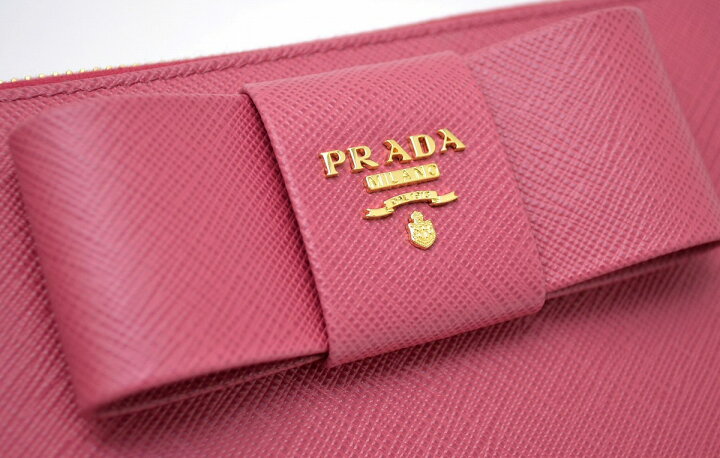 楽天市場】【新品未使用品】【財布】PRADA プラダ リボン モチーフ  