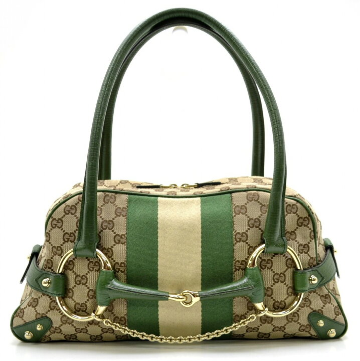 楽天市場】【バッグ】GUCCI グッチ GGキャンバス ホースビット トート 