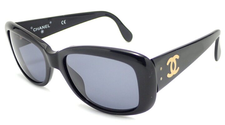 楽天市場】CHANEL シャネル サングラス ココマーク スモーク 黒  