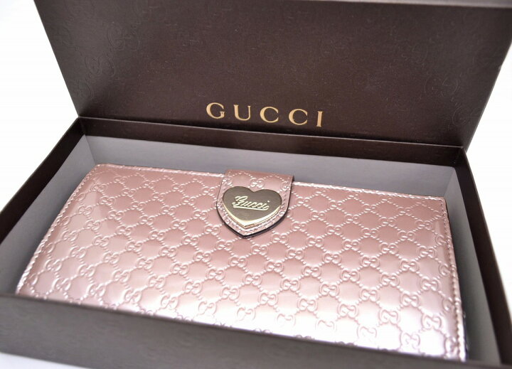 楽天市場】【財布】GUCCI グッチ マイクロ グッチシマ ハート 