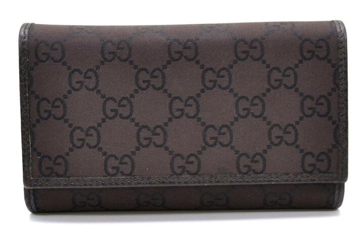 楽天市場】【財布】GUCCI グッチ GGナイロン 3つ折財布 サテン 