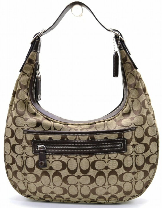 楽天市場】【バッグ】COACH コーチ シグネチャー ゾーイ ホーボー 