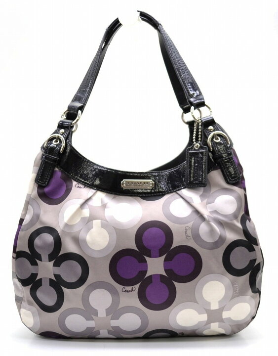楽天市場】【バッグ】COACH コーチ オプアート ショルダーバッグ  