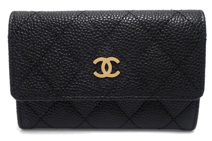 楽天市場】【未使用品】CHANEL シャネル ココマーク キャビアスキン 