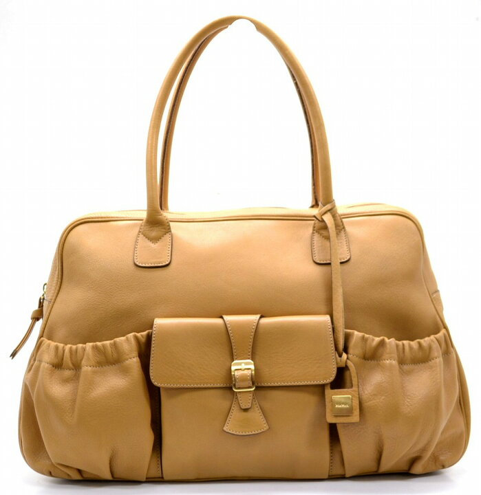 楽天市場】【バッグ】Max Mara マックス マーラ レザー トートバッグ 
