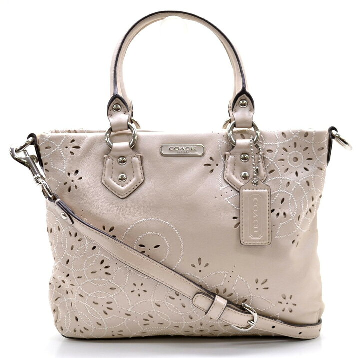 楽天市場】【バッグ】COACH コーチ オプアート パンチング 2WAY 