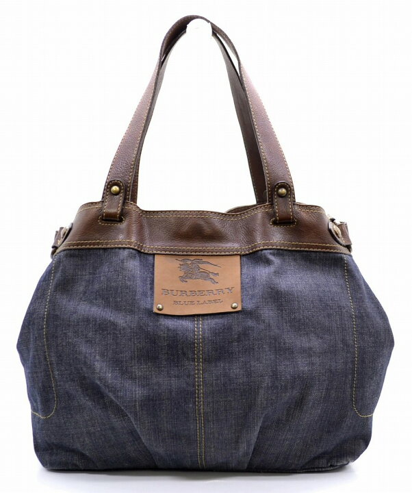 楽天市場】【バッグ】BURBERRY バーバリー ブルーレーベル デニム  
