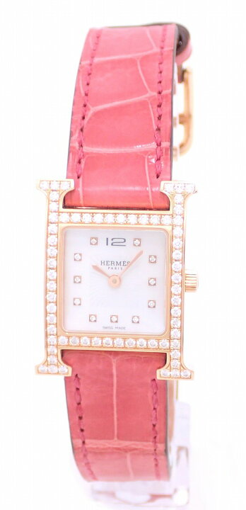 楽天市場】【ウォッチ】HERMES エルメス Hウォッチ ホワイトシェル  