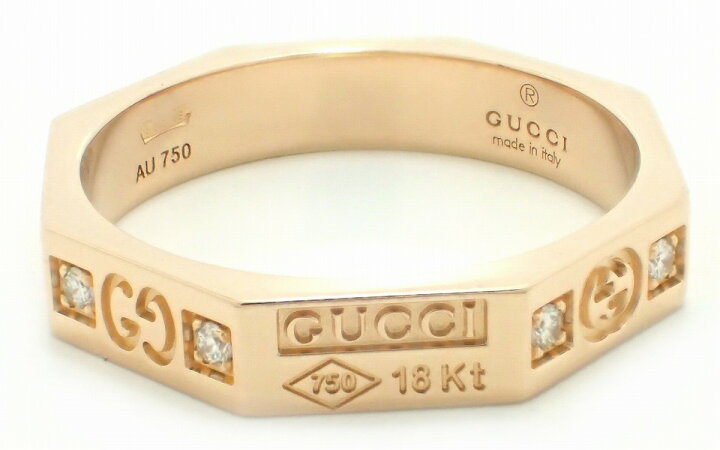 楽天市場】【ジュエリー】【新品仕上げ済】GUCCI グッチ オクタゴナル 