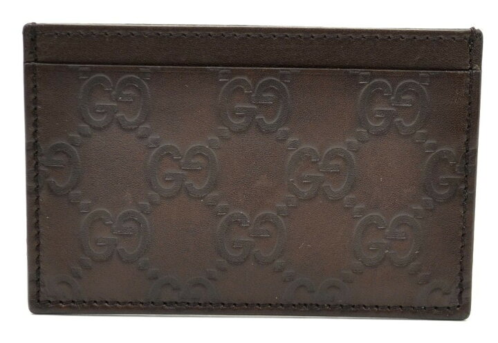 楽天市場】GUCCI グッチ グッチシマ GG柄 レザー カードケース パス  