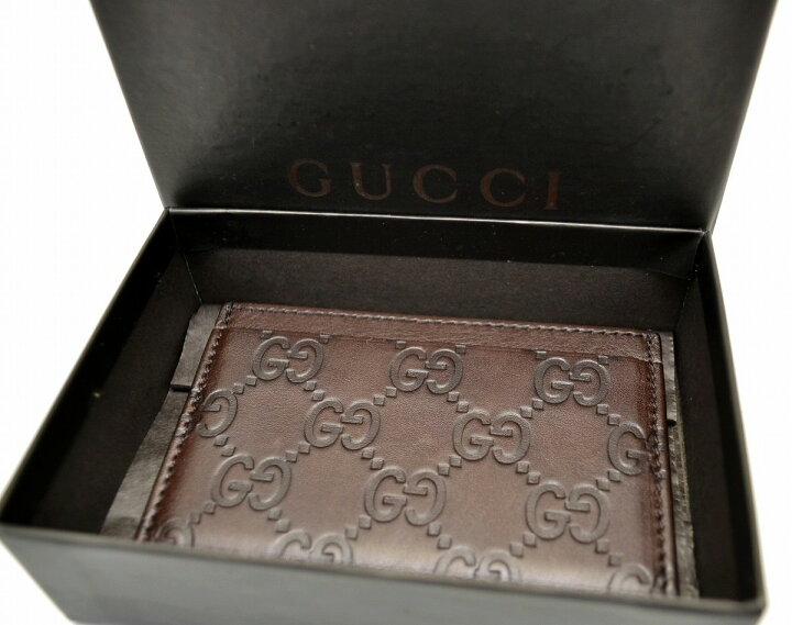 楽天市場】GUCCI グッチ グッチシマ GG柄 レザー カードケース パス  
