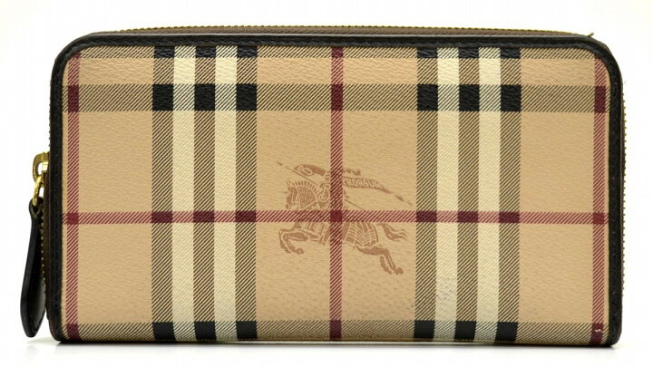 楽天市場】【財布】BURBERRY バーバリー ラウンドファスナー長財布  