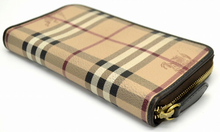 楽天市場】【財布】BURBERRY バーバリー ラウンドファスナー長財布 