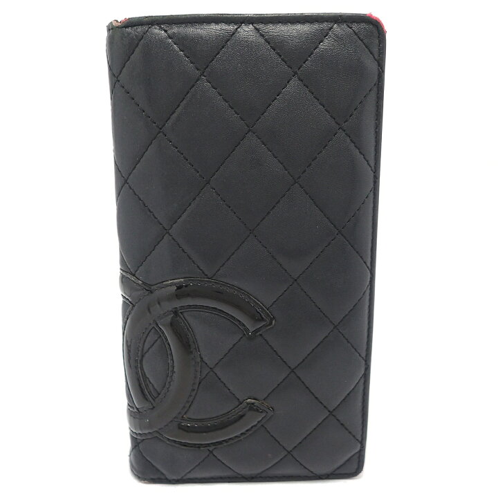 楽天市場】【財布】CHANEL シャネル カンボンライン 2つ折長財布 ココ 