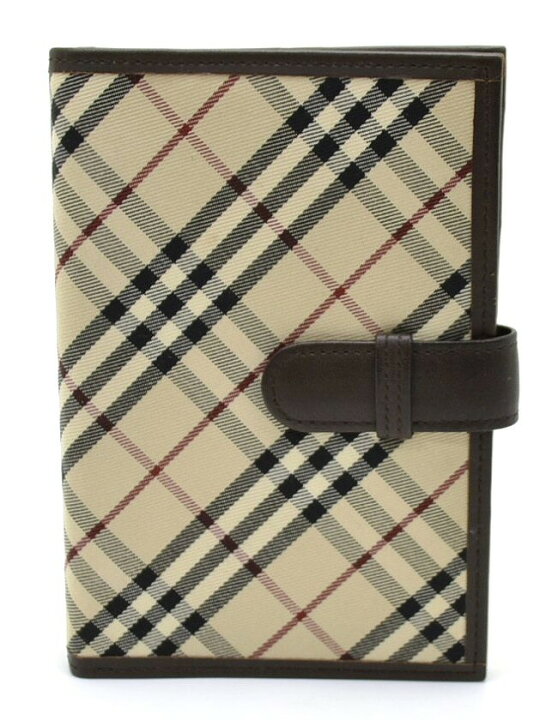 楽天市場】BURBERRY バーバリー 手帳カバー 6リング アジェンダ ノバ  