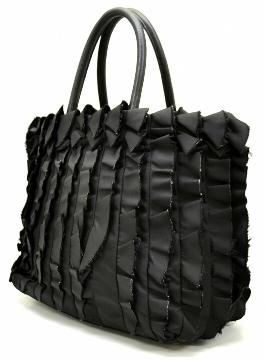 楽天市場】【バッグ】PRADA プラダ フリル ハンドバッグ トートバッグ  